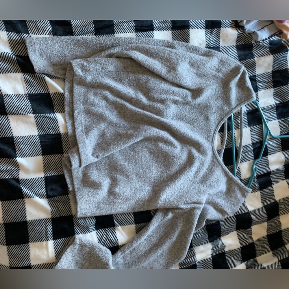 New gray sweater